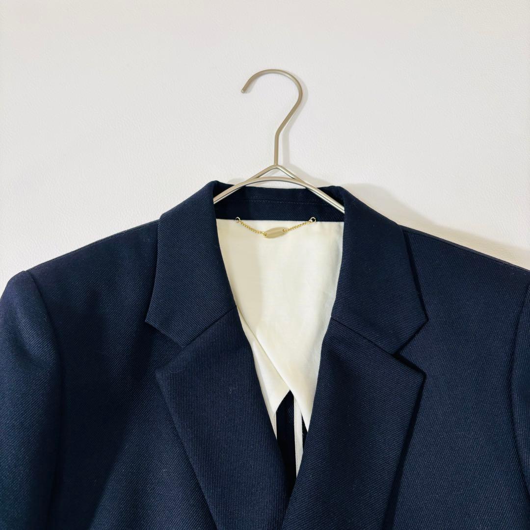 901 美品 マカフィー ウールダブルブレストジャケット ネイビー 近年モデル