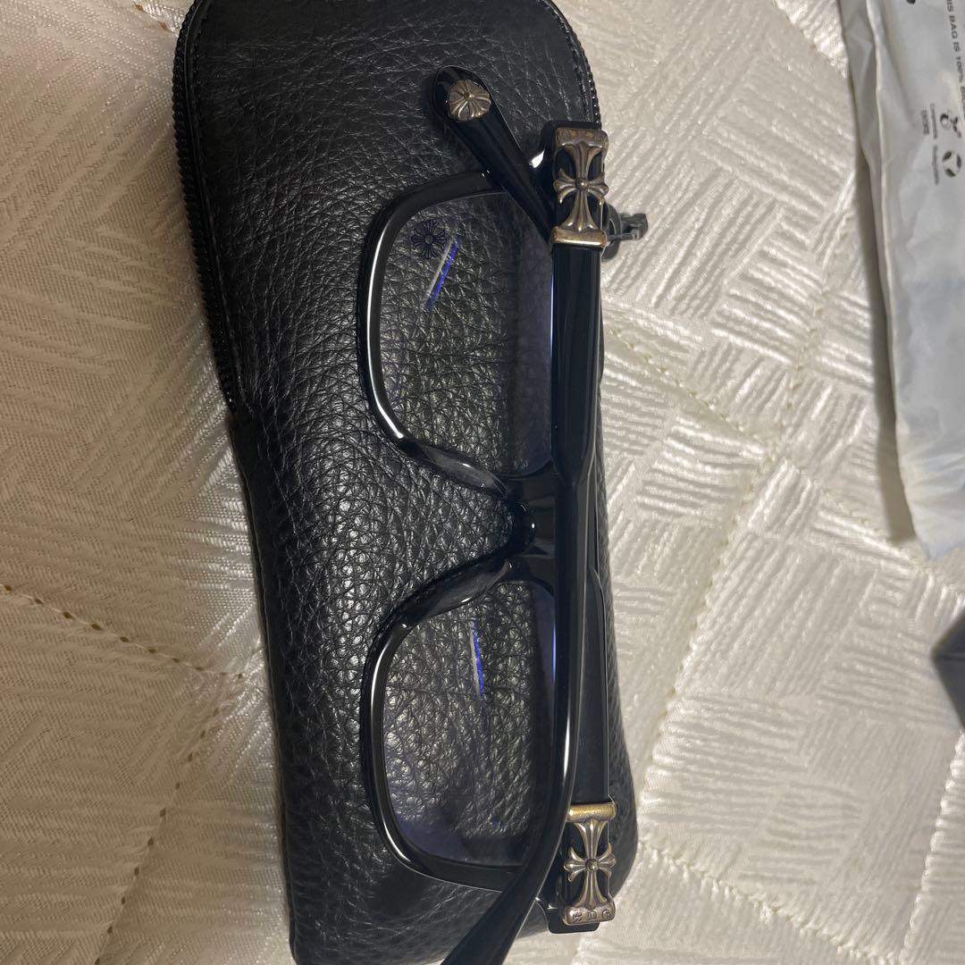 CHROME HEARTS メガネ COX UCKER CH ブラック シルバー