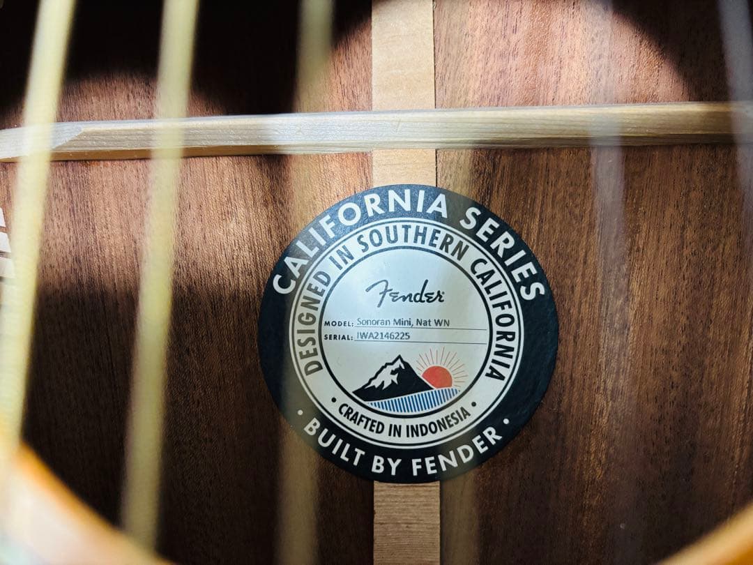 Fender Sonoran mini アコースティックギター