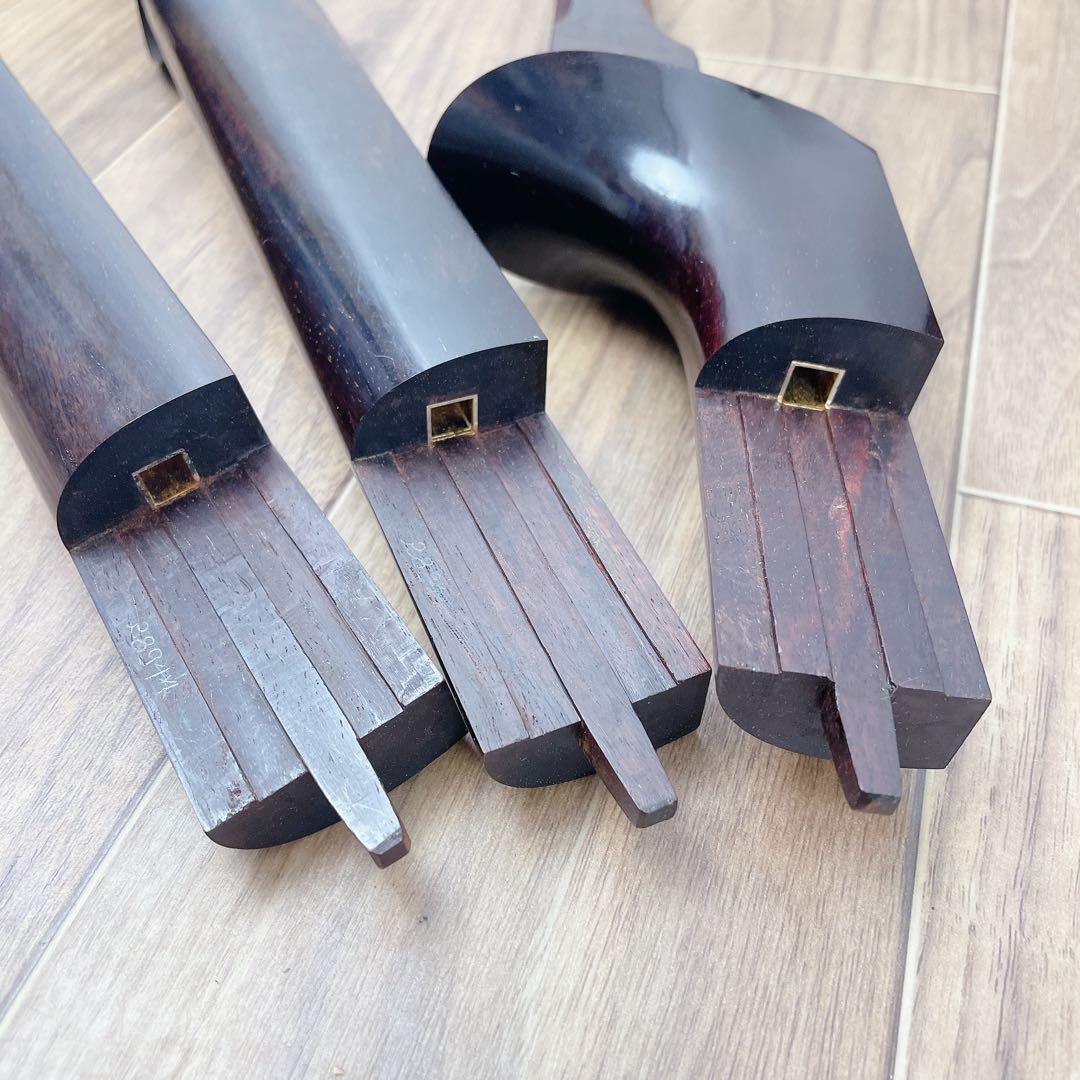 津軽三味線 金ほぞ 子持ち綾杉胴 トチ有 紅木 GP24 東さわり 犬皮 和楽器