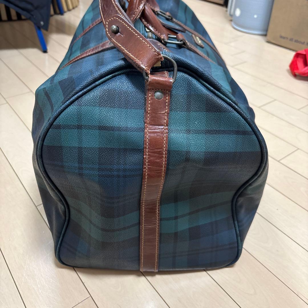 Polo Ralph Lauren チェック柄ボストンバッグ