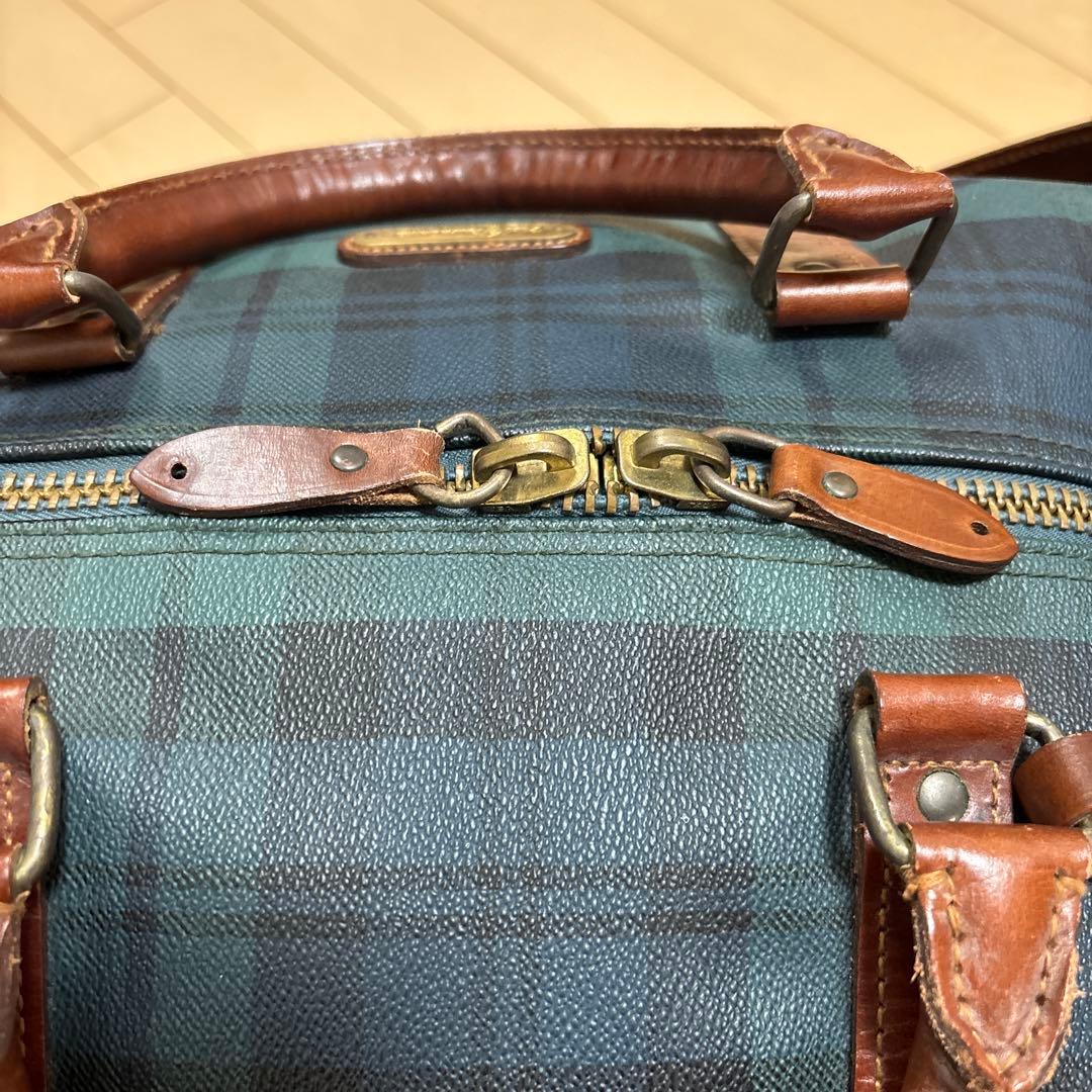 Polo Ralph Lauren チェック柄ボストンバッグ