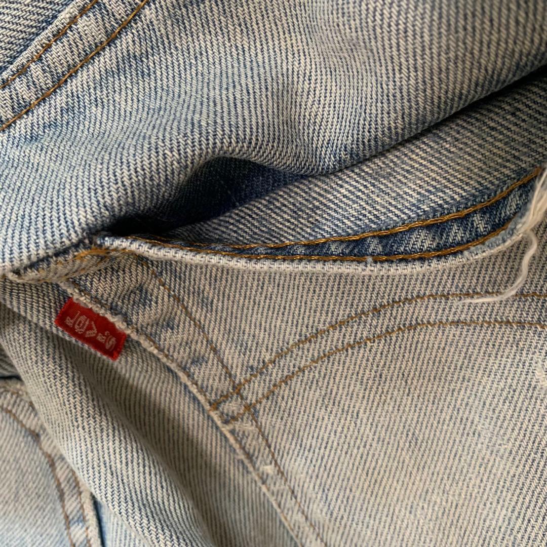 リーバイス 66後期 501 ボタン裏6 赤耳 ヴィンテージ デニム リペアなし