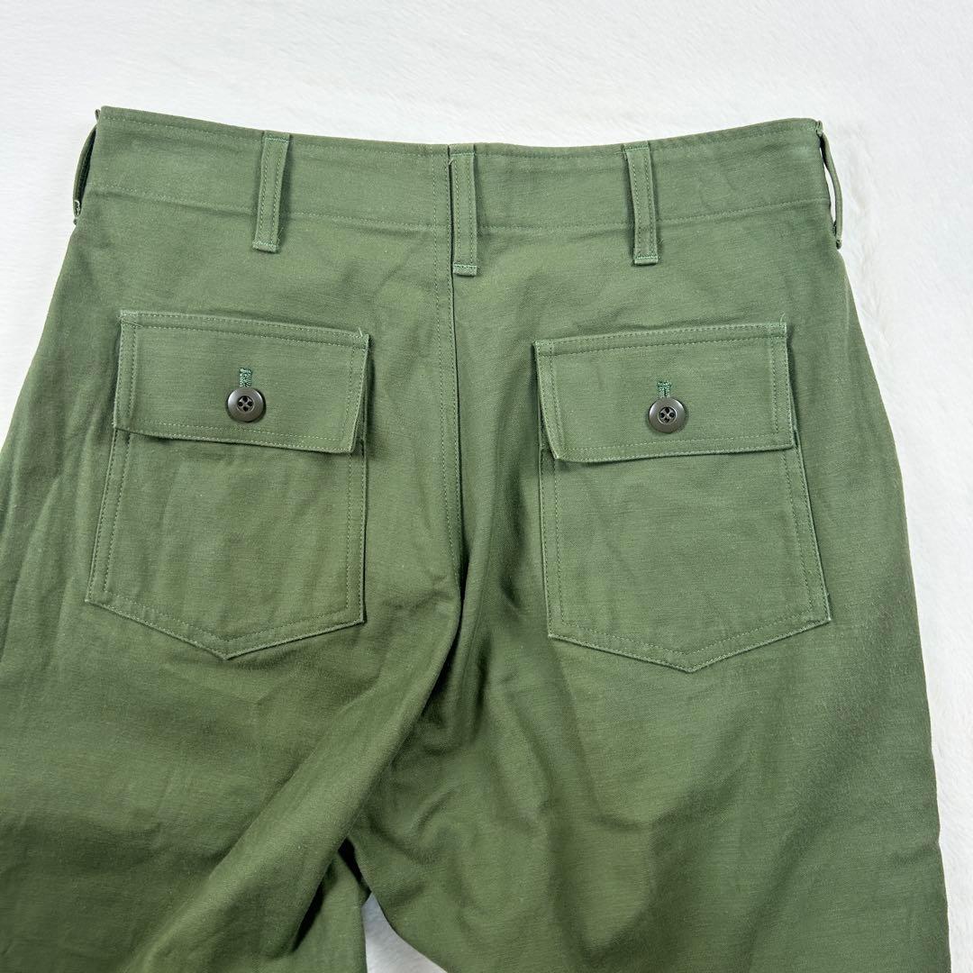 b1300✨極美品✨【Shinzone】ベイカーパンツ　ミリタリー　38　カーキ