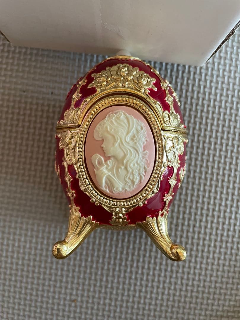 小樽オルゴール堂オルゴール　エッグ型カメオ　君をのせて