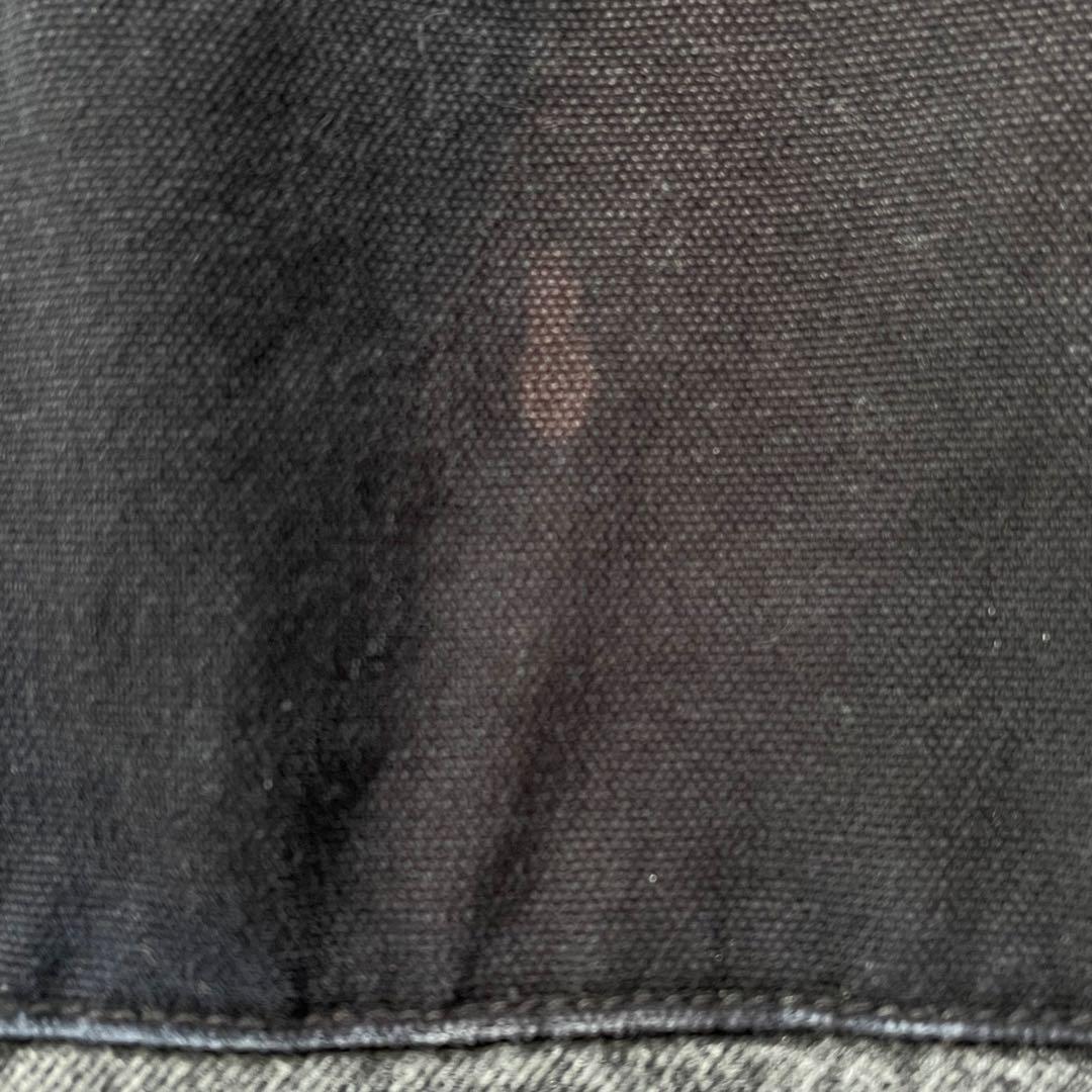 マックツール ブラックデニムオーバーオール つなぎ フルジップ 作業着 ロゴ刺繍