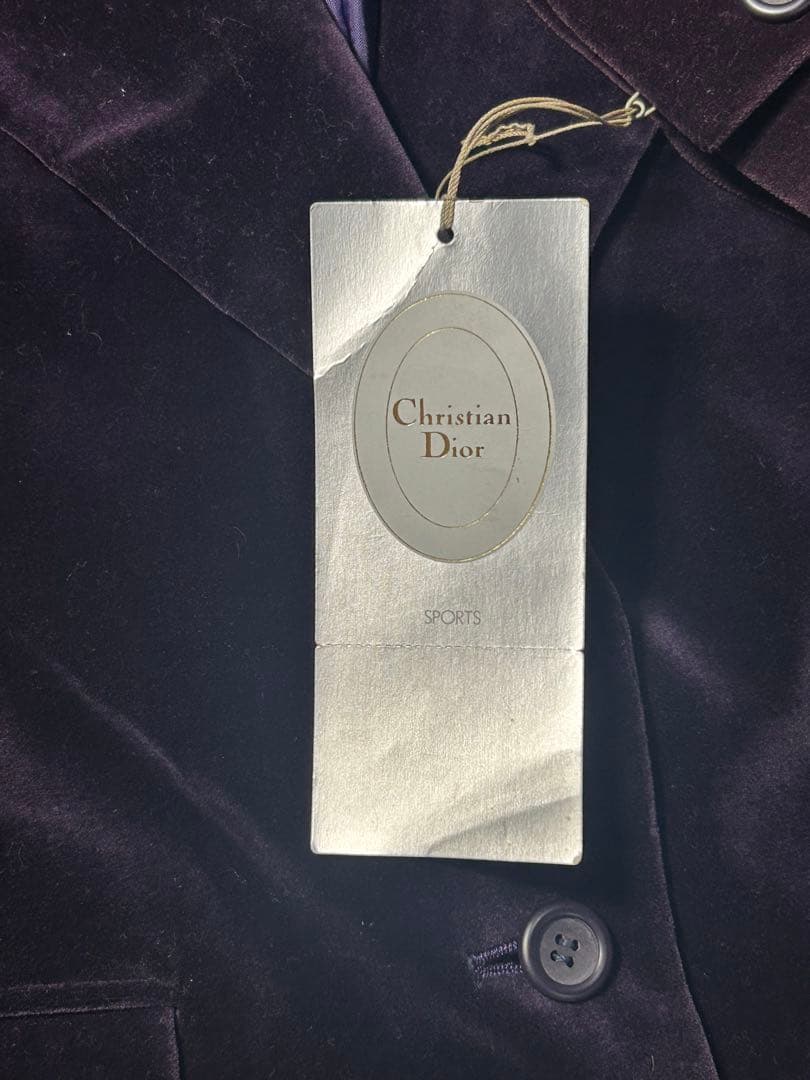 クリスチャンディオールスポーツのジャケット 紫色 サイズM 新品未使用タグ付き