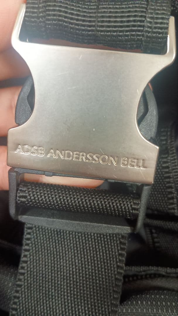 ADSS ANDERSSON BELL ブラックリュック バックパック