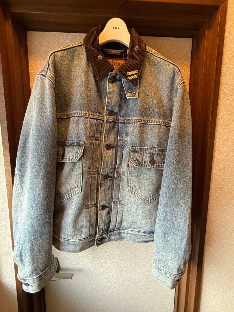 Barbour Levi's デニムジャケット Mサイズ　「値下げ可」