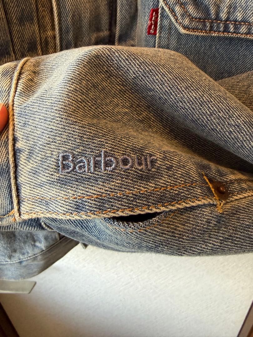 Barbour Levi's デニムジャケット Mサイズ　「値下げ可」