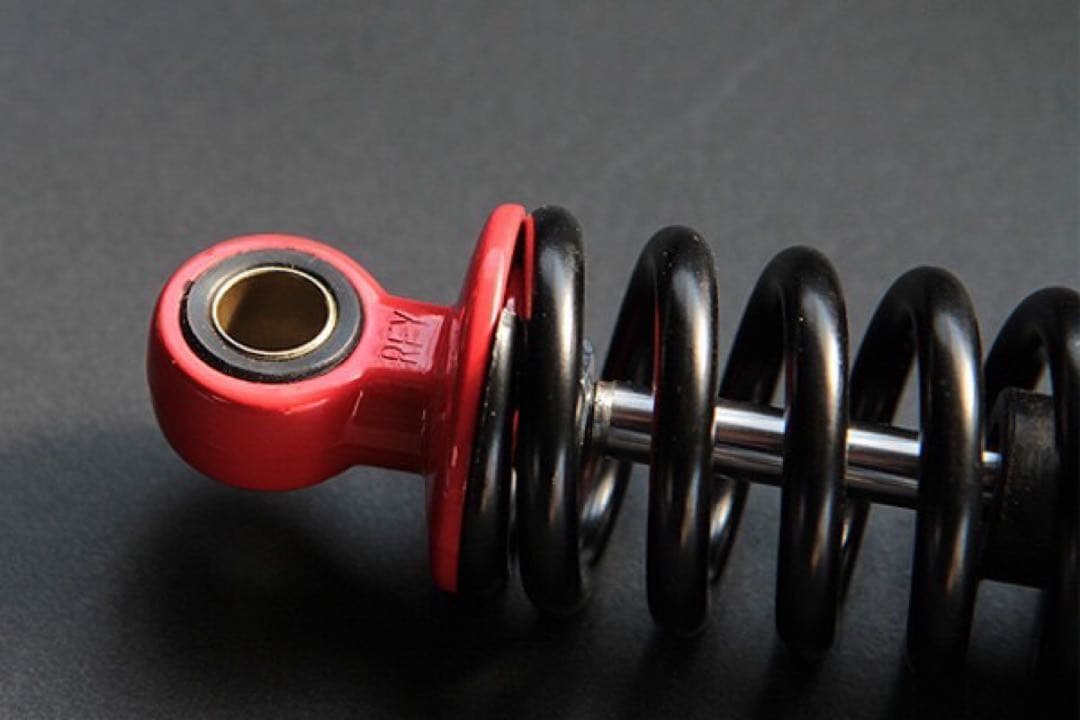 【240】 新品 当時仕様 325mm 細巻き リア サスペンション 赤×黒