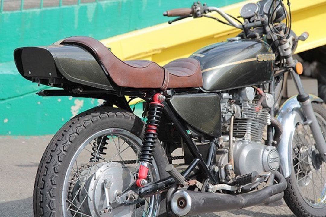 【240】 新品 当時仕様 325mm 細巻き リア サスペンション 赤×黒