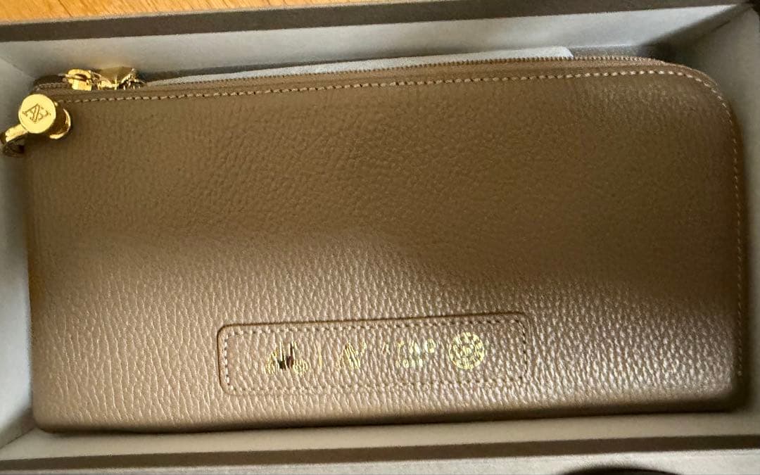 ATAO アタオ バティBatty トープ レザー長財布ショルダーバッグ新品福袋