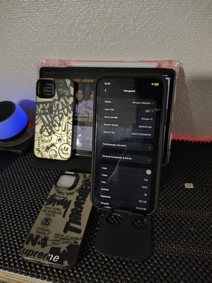 iPhone 11用グラフィティケース