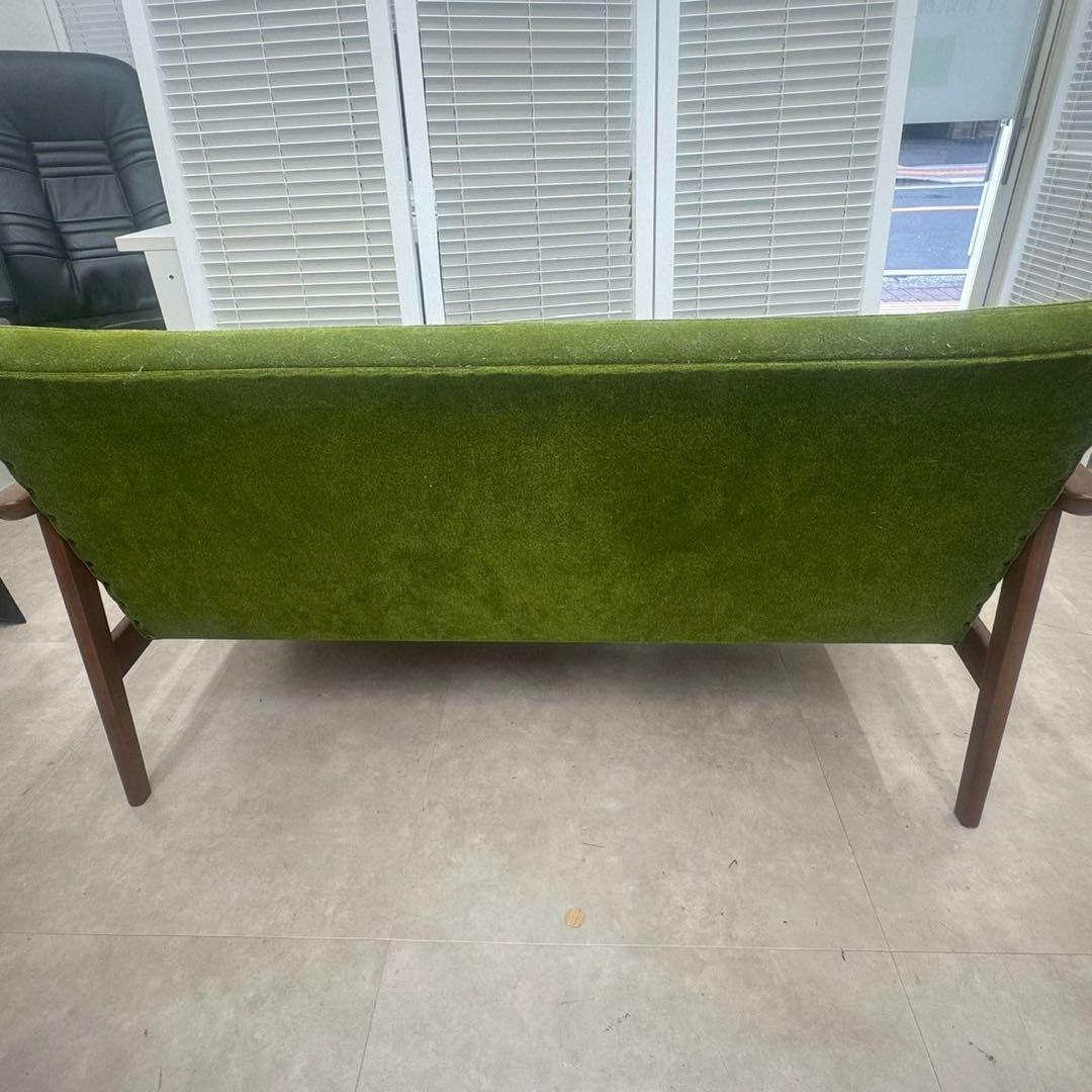カリモク家具 Kチェア 1シーター グリーン W36173QWK wm01 美品