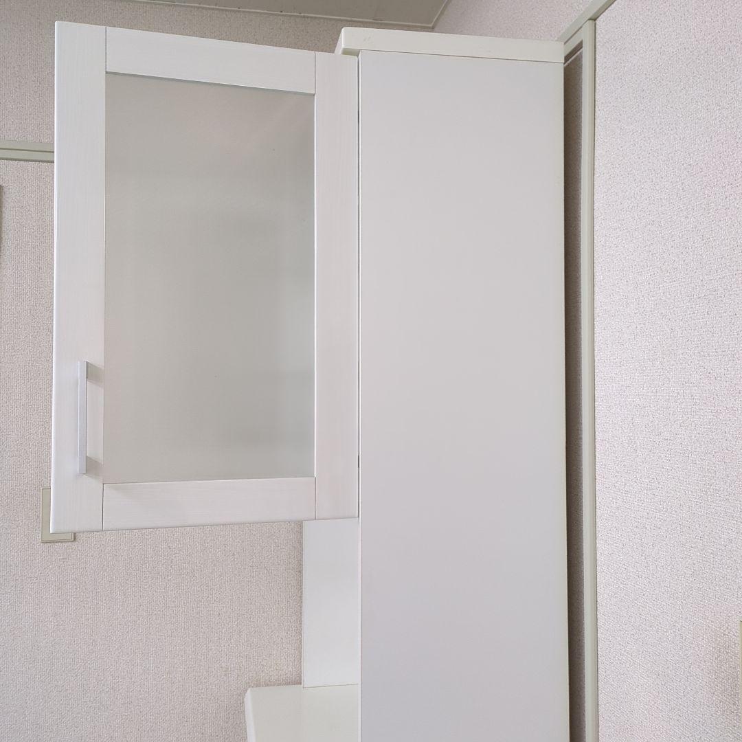 ホワイト 食器棚 　ニトリ