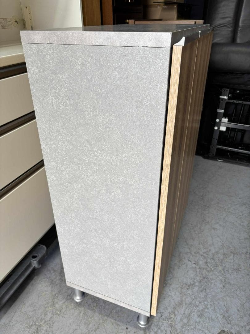 ジョーダン 国産大川家具おしゃれロータイプ下駄箱シューズボックス幅75cm