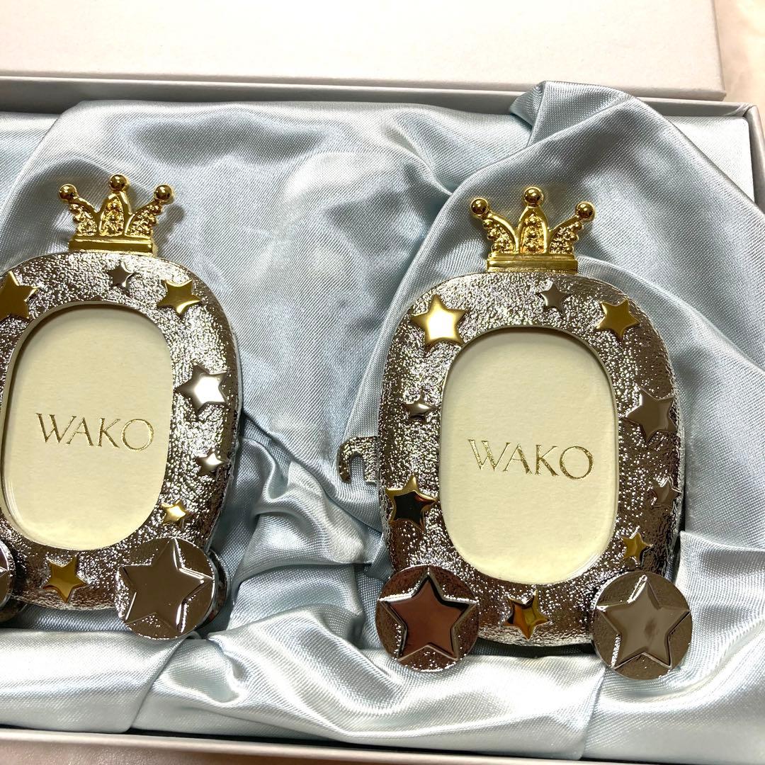 未使用品　箱つき　和光　写真立て　馬車　WAKO 　フォトフレーム
