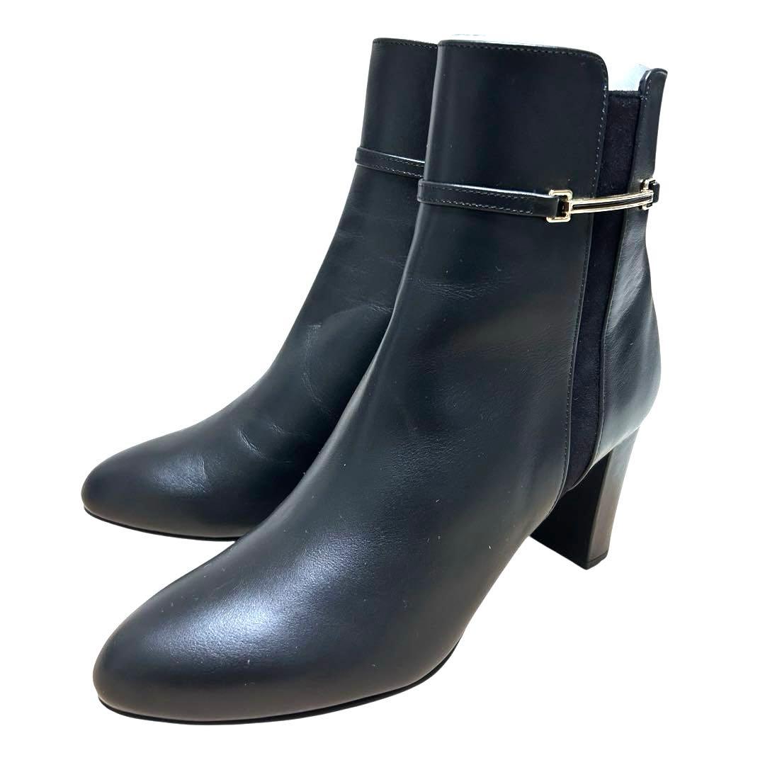 【極美品】DIANA ショートブーツ ブラック　24㎝