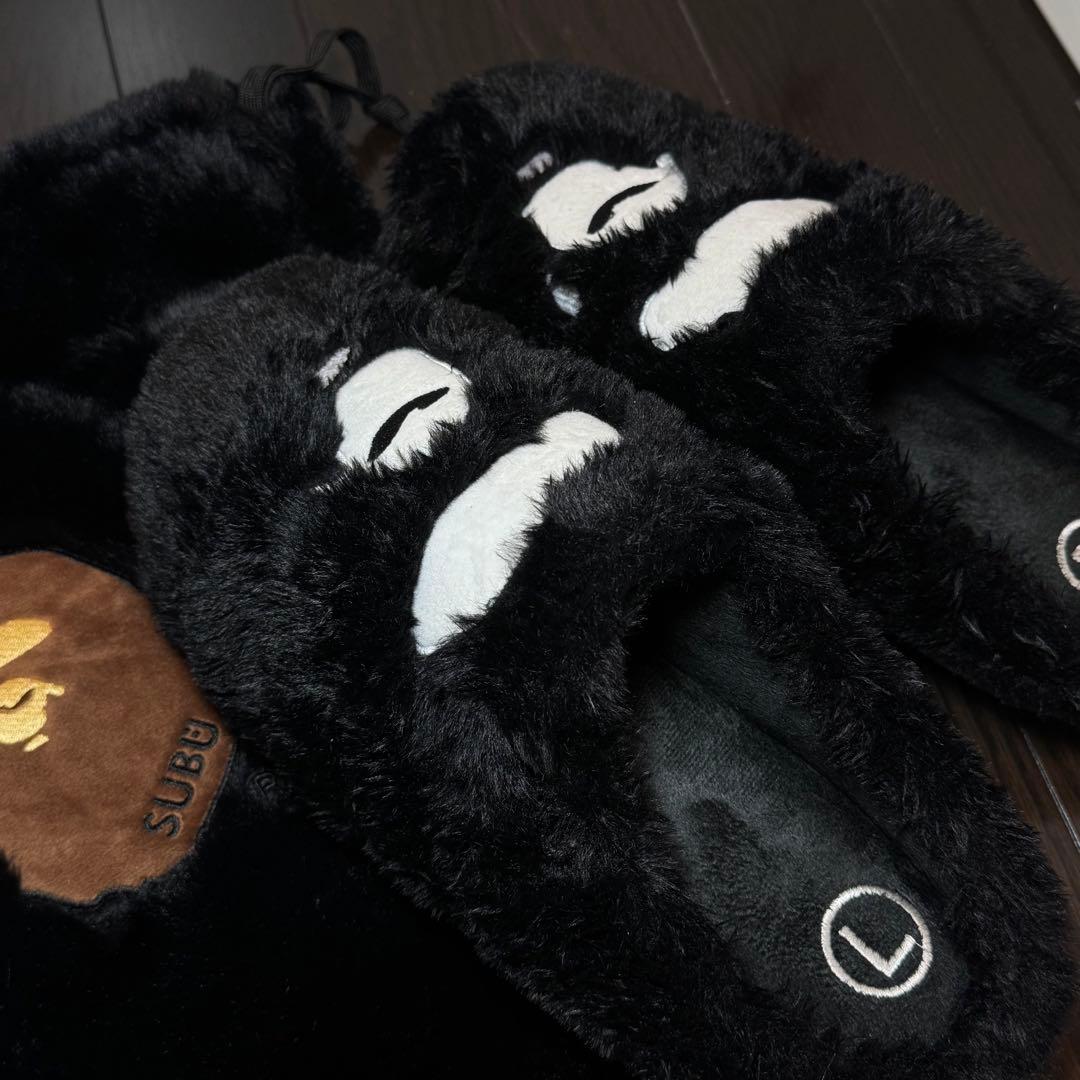 靴 BAPE x SUBU APE HEAD PUFFER SANDALS XL