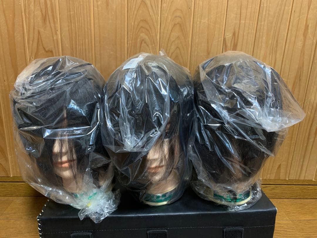 カットウィッグ　美容師実技試験対応　三矢