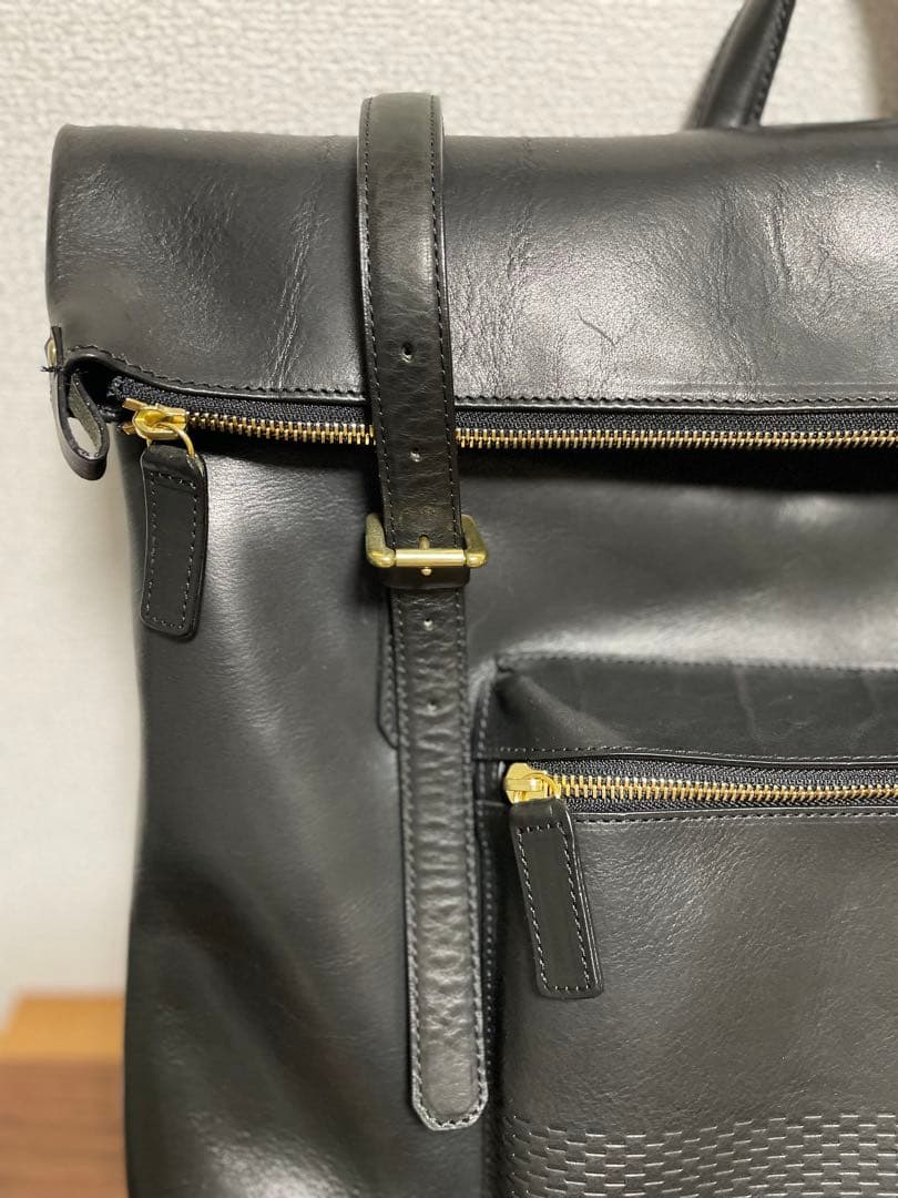 ※タキ※NOI JAPAN使用品レザーバックパック ツァイトレザー