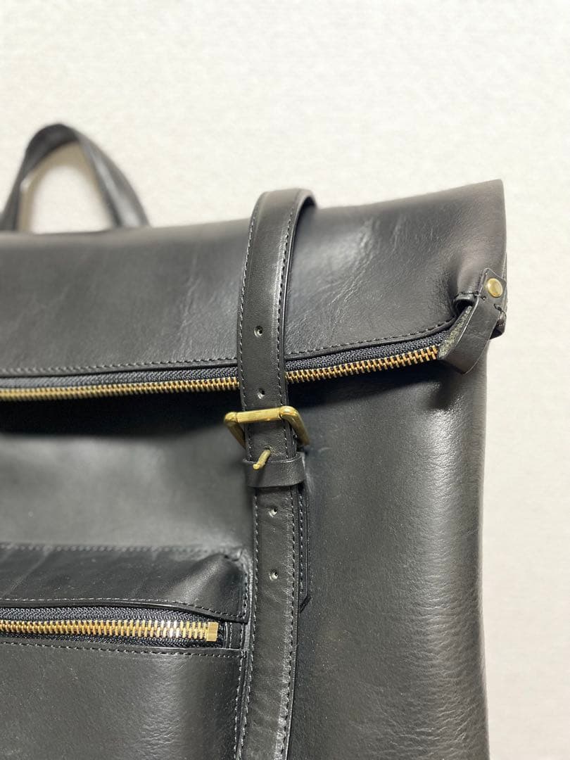 ※タキ※NOI JAPAN使用品レザーバックパック ツァイトレザー