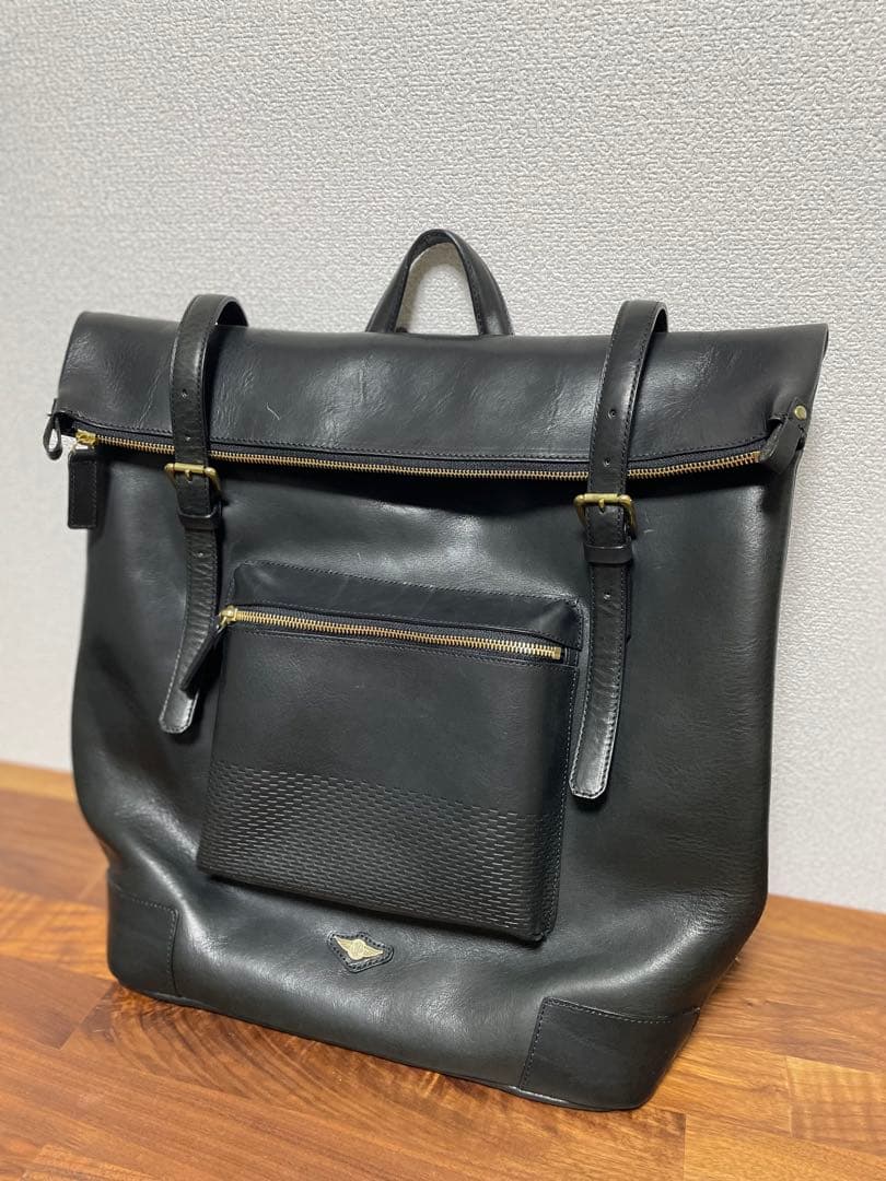 ※タキ※NOI JAPAN使用品レザーバックパック ツァイトレザー
