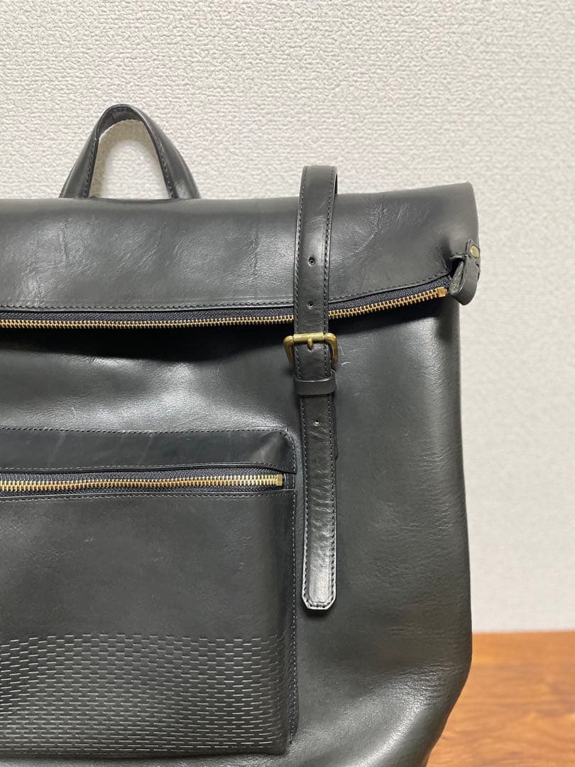 ※タキ※NOI JAPAN使用品レザーバックパック ツァイトレザー