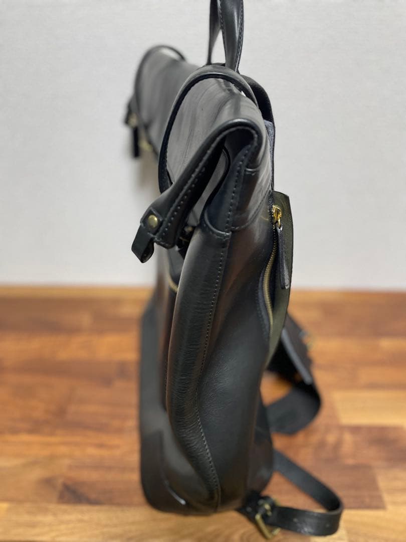 ※タキ※NOI JAPAN使用品レザーバックパック ツァイトレザー