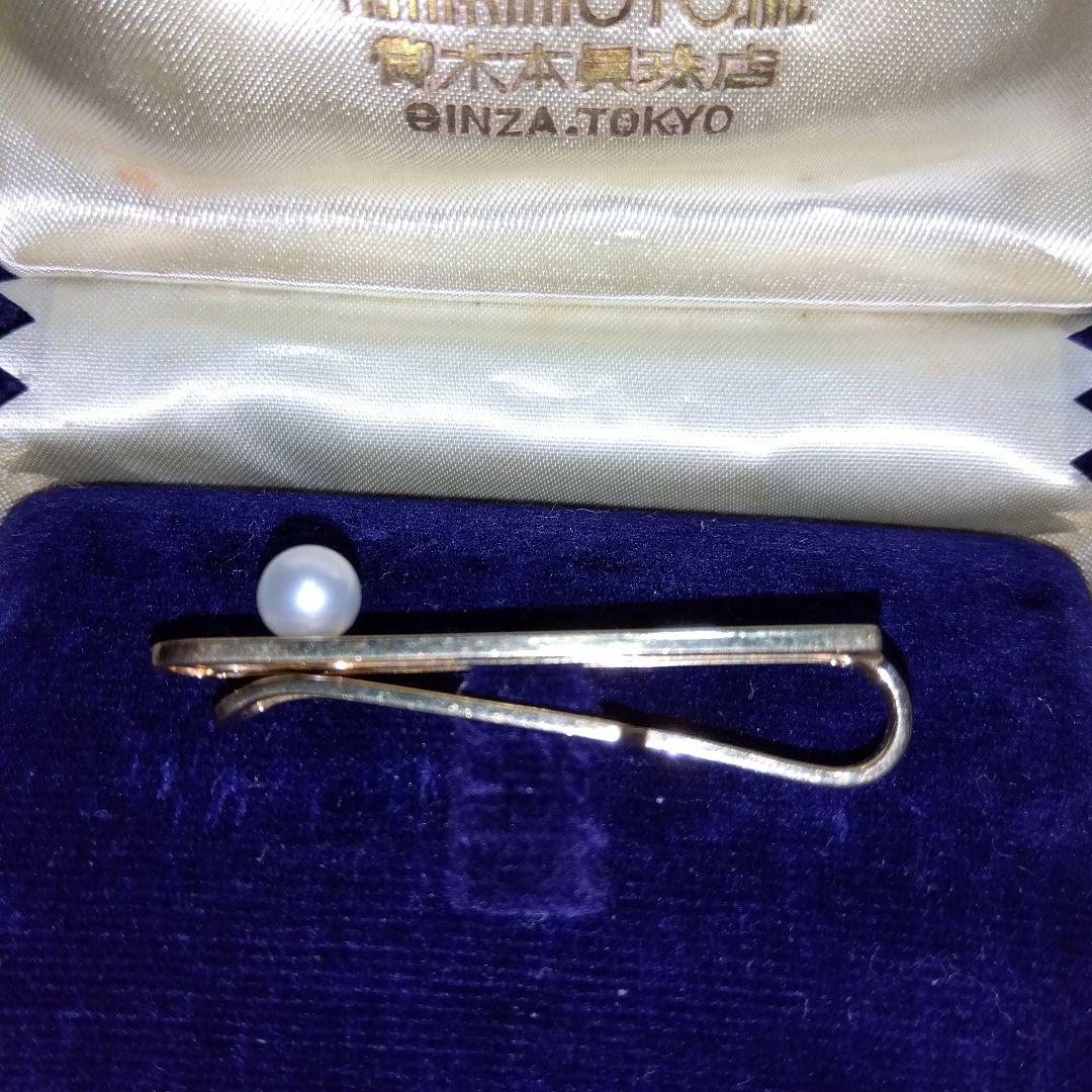 ミキモト御木本　ネクタイピンヴィンテージ　ケース付きUsed 大幅お値下