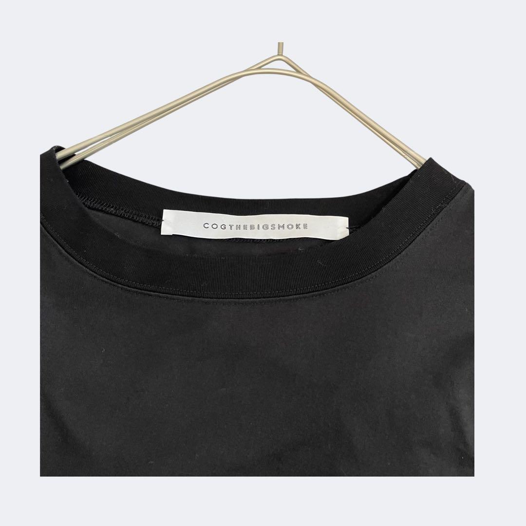 COGTHEBIGSMOKE コグザビッグスモーク デルタT-SHIRT 黒
