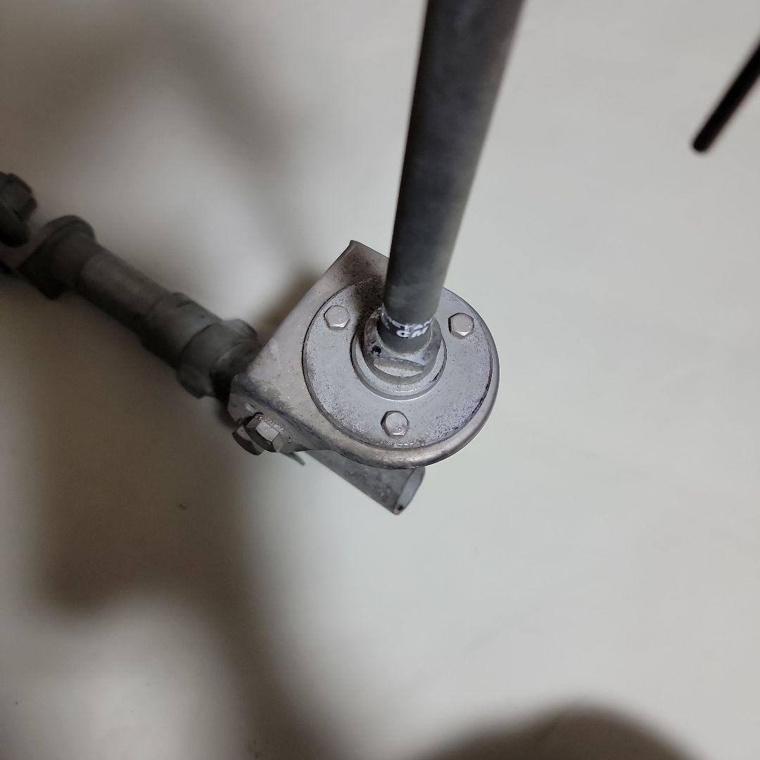 アマチュア無線　モービル用　機台とアンテナ台