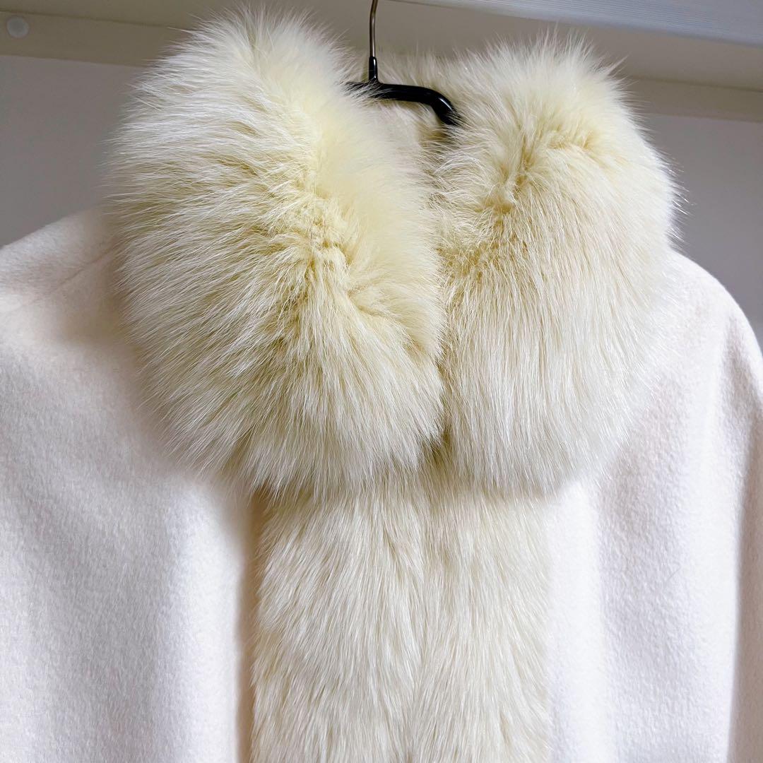 【最終価格】HARRODS ハロッズ ファー ケープコート フォックス 毛皮