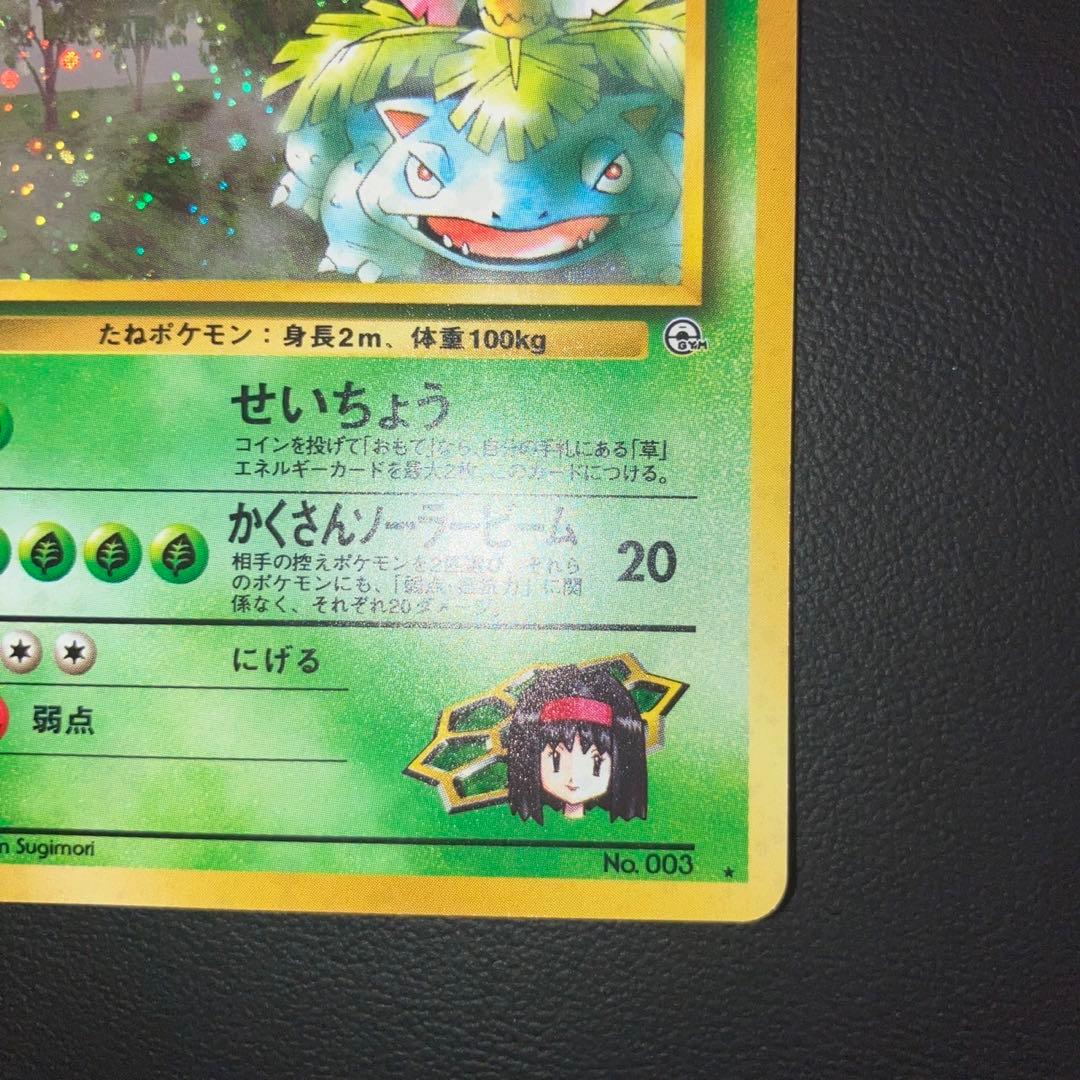 美品　旧裏　エリカのフシギバナ　キラ　十字