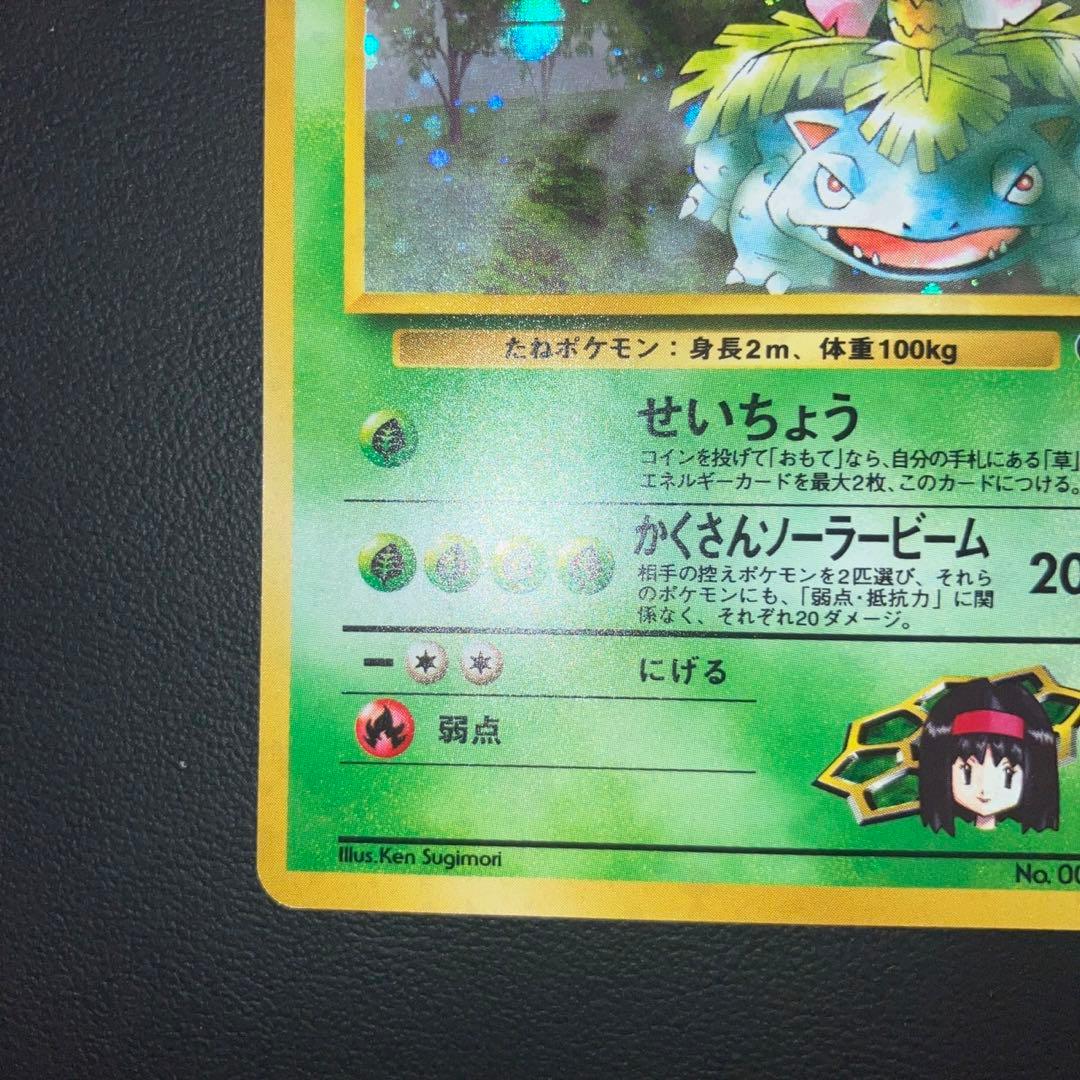 美品　旧裏　エリカのフシギバナ　キラ　十字