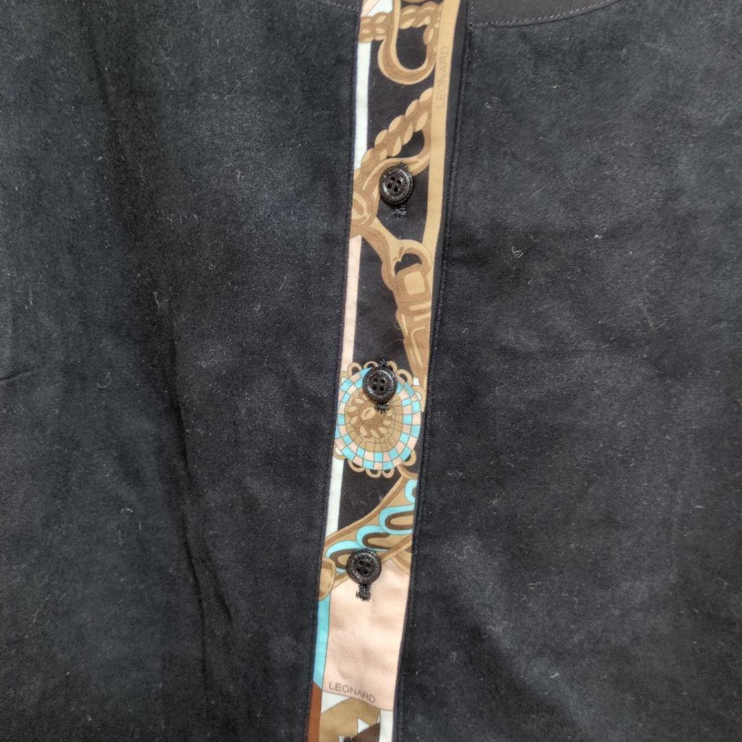 LEONARD SPORT 半袖チュニックコート　中綿入り　　 42