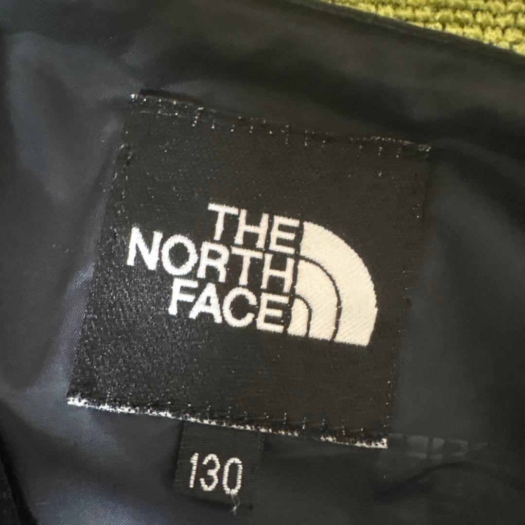専用ノースフェイス　キッズ　スノーウェア　130センチ　ブラック　黒　サロペット