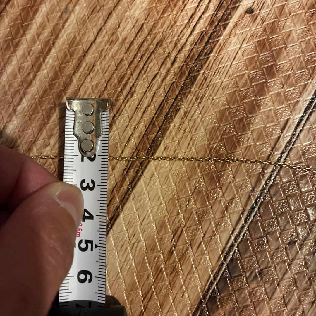 18金【刻印入・本物】K18ロールチェーンネックレス