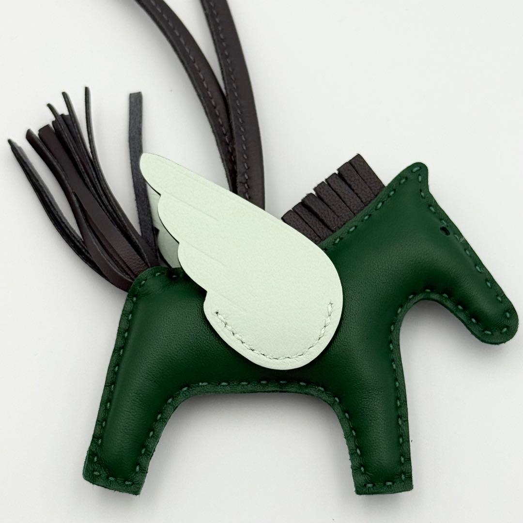 鑑定済⭐️新品未使用⭐️エルメス 24年製 ペガサスPM W刻印 バッグチャーム