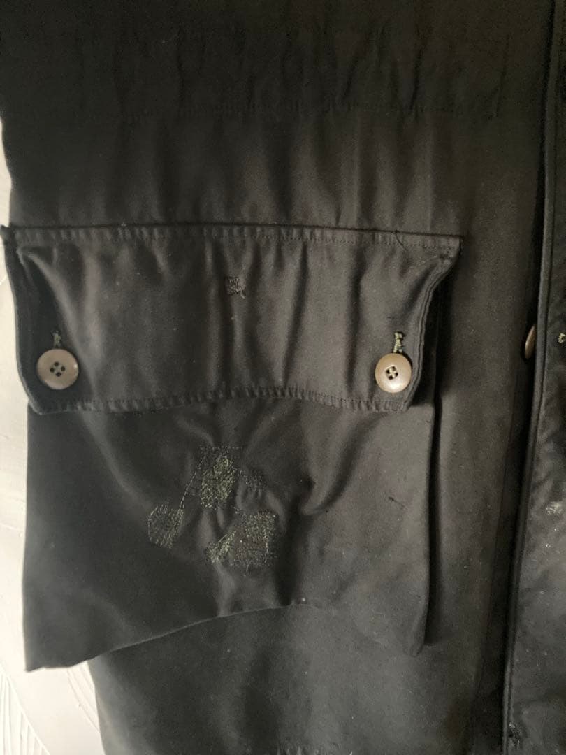 M59 スウェーデン軍フィールドジャケット　ブラック 後染め