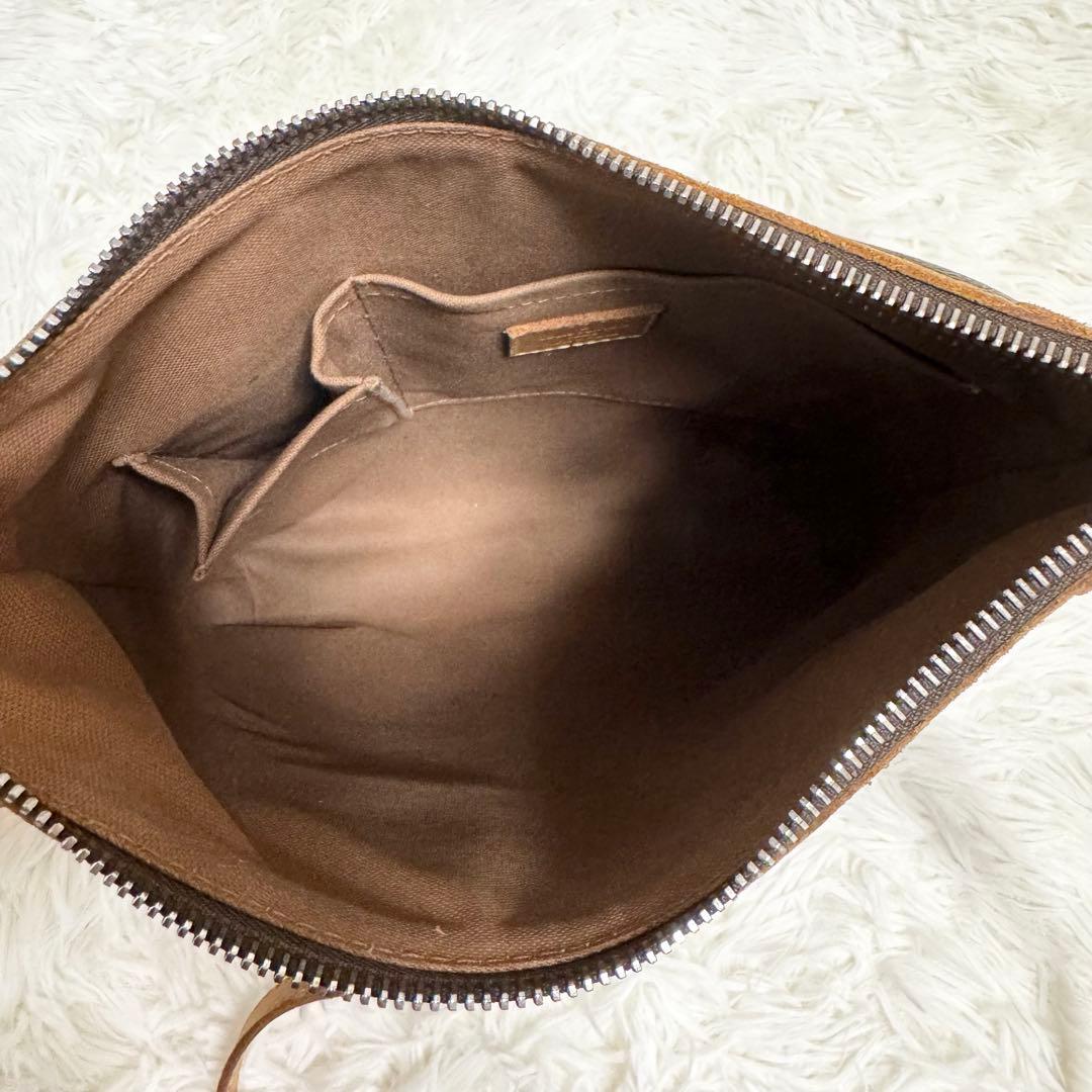 美品✨ルイヴィトン オデオン PM モノグラム ショルダーバッグ サコッシュ 茶