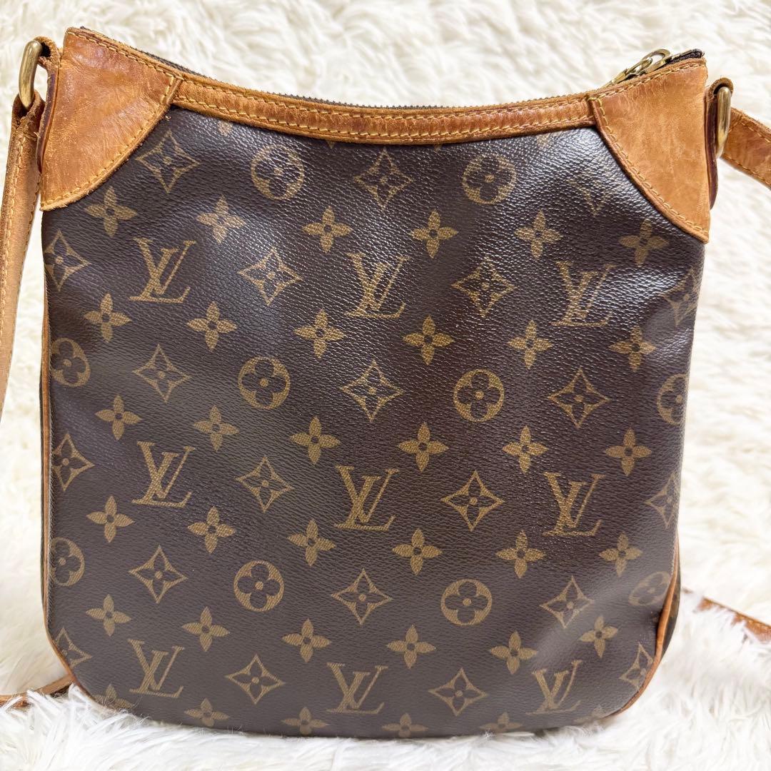 美品✨ルイヴィトン オデオン PM モノグラム ショルダーバッグ サコッシュ 茶