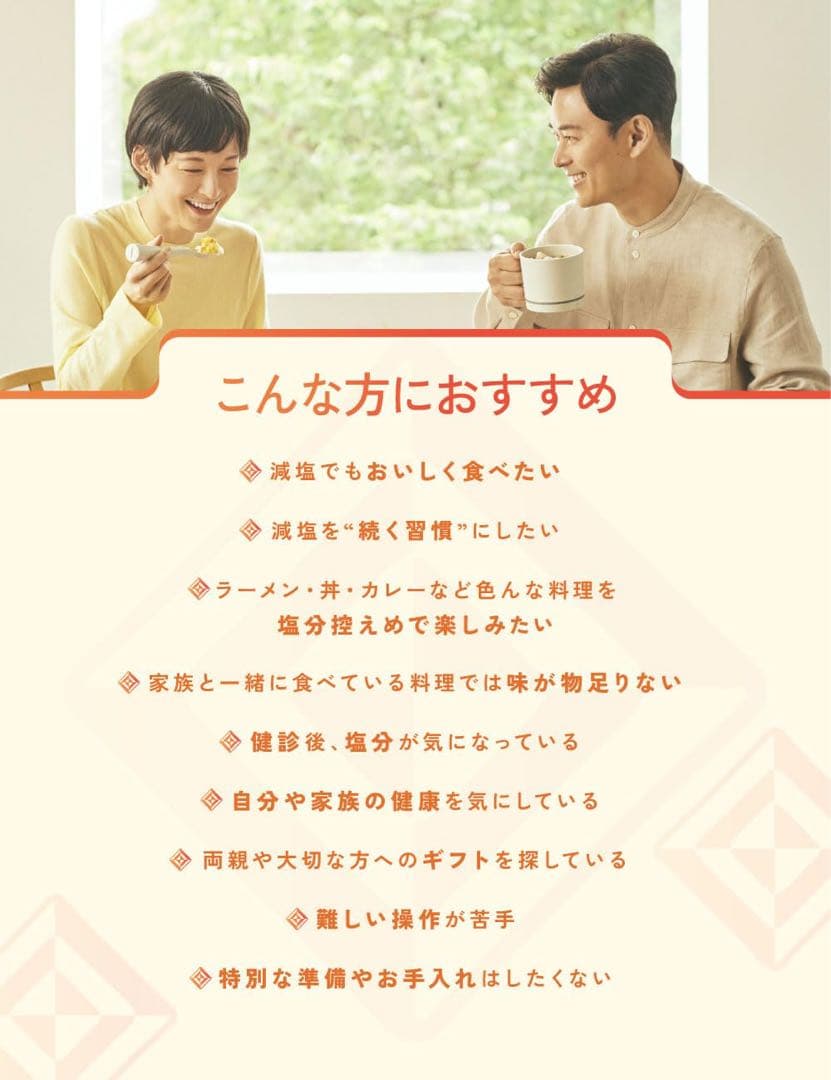 KIRIN キリン エレキソルト スプーン ES-S002 減塩 ホワイトグレー