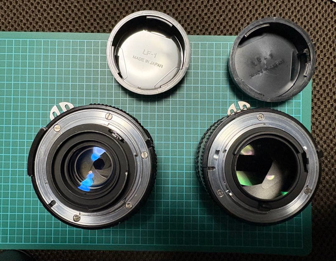 Nikon F3 ニコン F3 本体＆モータードライブ&単焦点レンズ×2 セット