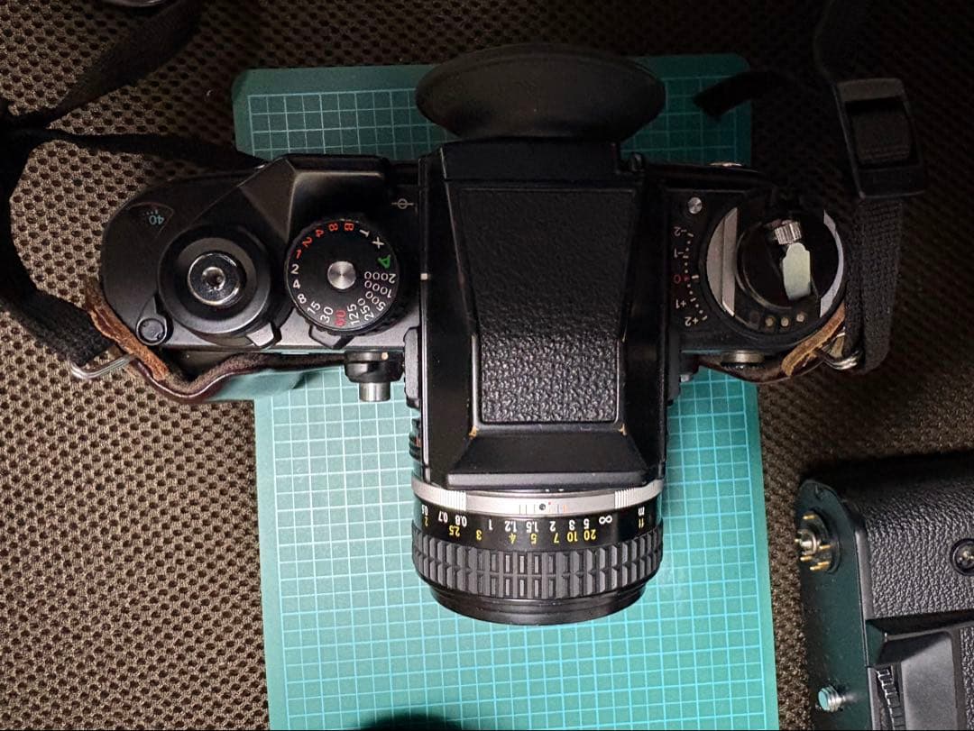 Nikon F3 ニコン F3 本体＆モータードライブ&単焦点レンズ×2 セット