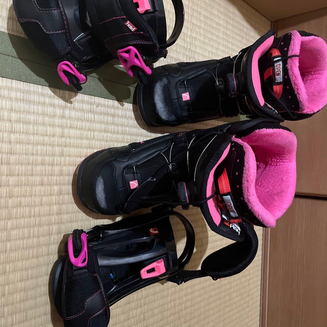 レディース　スノボーブーツ&ビィンディング　head