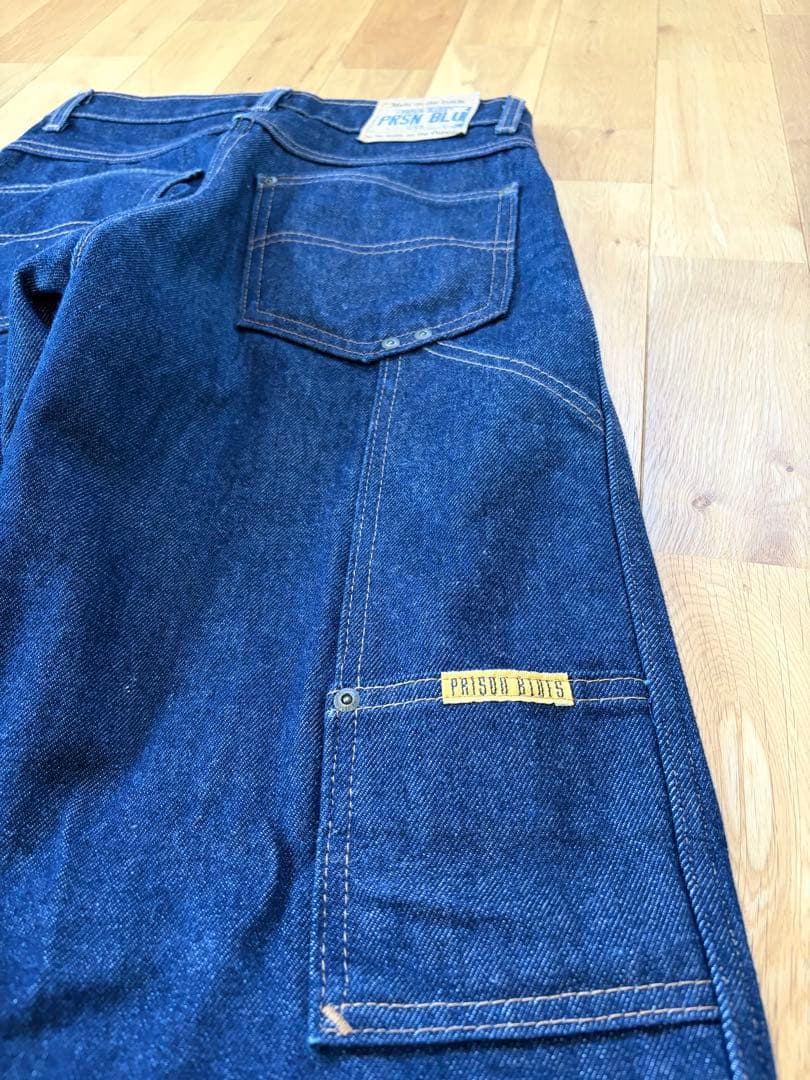 美品 プリズンブルース PRISON BLUES デニム セットアップXSW28