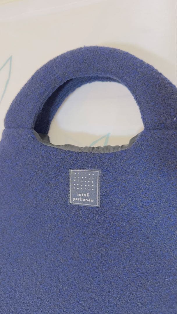 【未使用タグ付き】ミナペルホネン フォレストパレードエッグバック