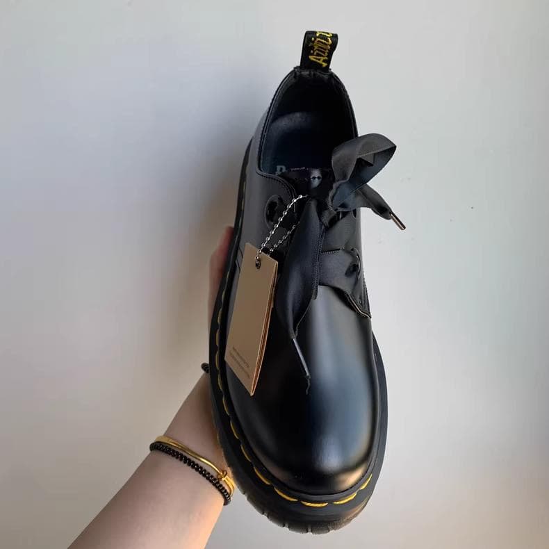 Dr.martens 厚底 2穴 ローカット マーチンブーツ レディース